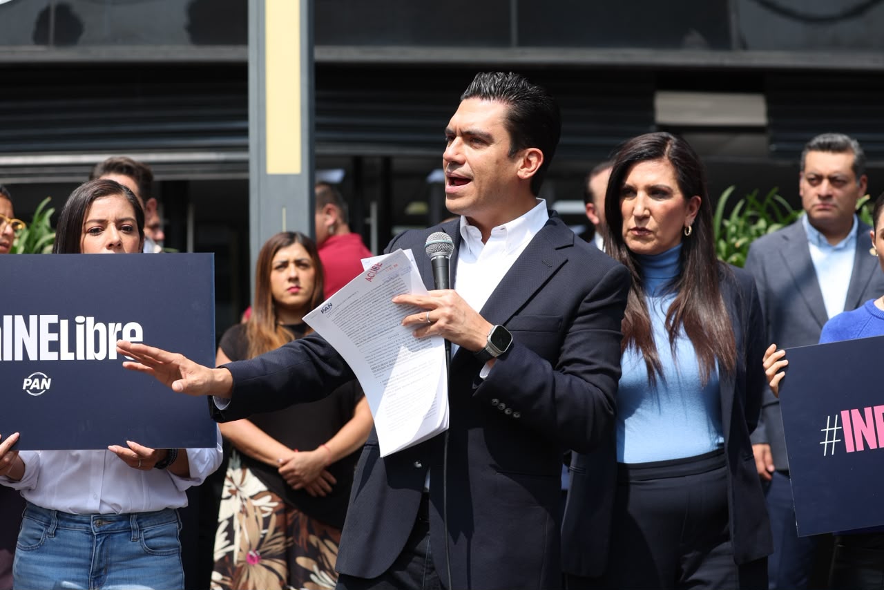 PAN presenta denuncia ante la FGR por seis posibles delitos en el INE; renuncia de Taddei no puede significar impunidad: Jorge romero